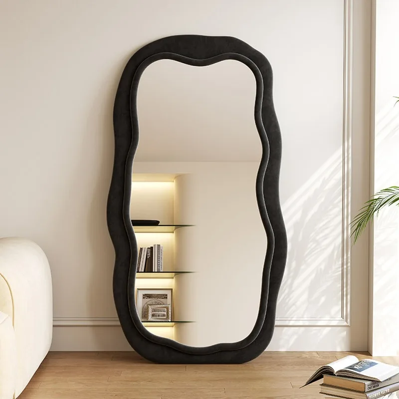 Modern Moving Mirror Living Room Standing Full Body Girls Luxury Men Bathroom Floor Mirror Bedroom Espelhos Home Decorations