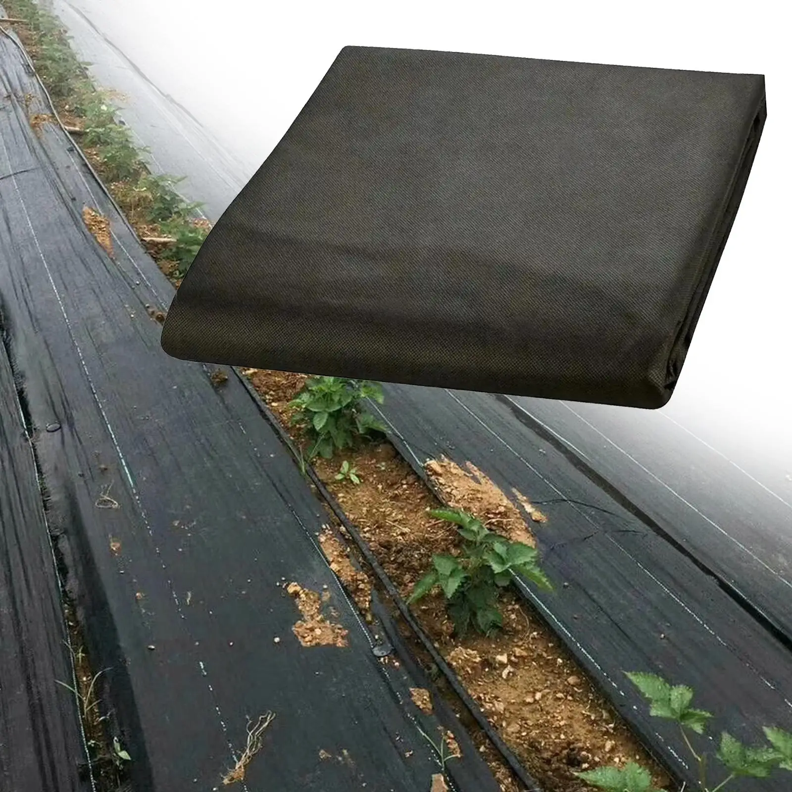 Weed Barrier Landscape Fabric 26.25ftx4.92ft Professional Ground Cover Membrane