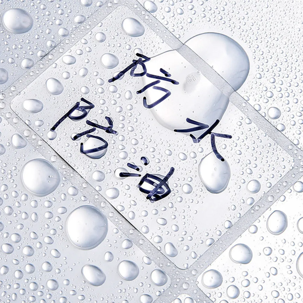 

12 Sheets Waterproof Label Stickers Oil Resistant Write on Adhesive Labels for Milk Storage Breast Milk Freezer Kitchen Pantry