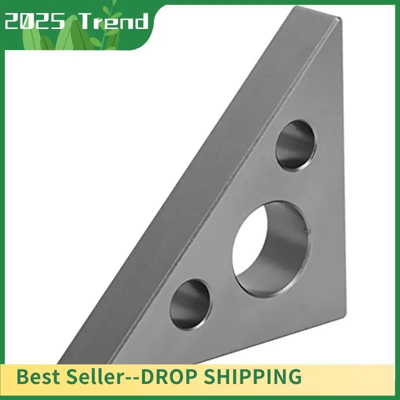 

AD33 HOT 45/90 Degree Aluminum Alloy Inch Triangular Ruler Woodworking Square Ruler Multifunctional Tool