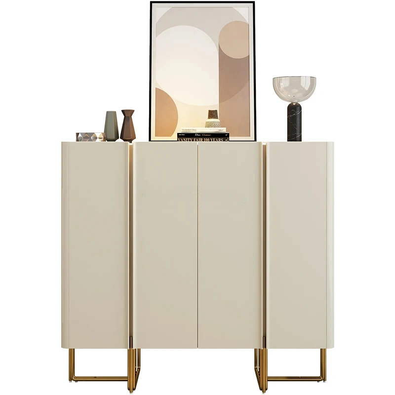 

Italian minimalist entrance shoe cabinet simple modern light luxury double-sided decorative partition cabinet