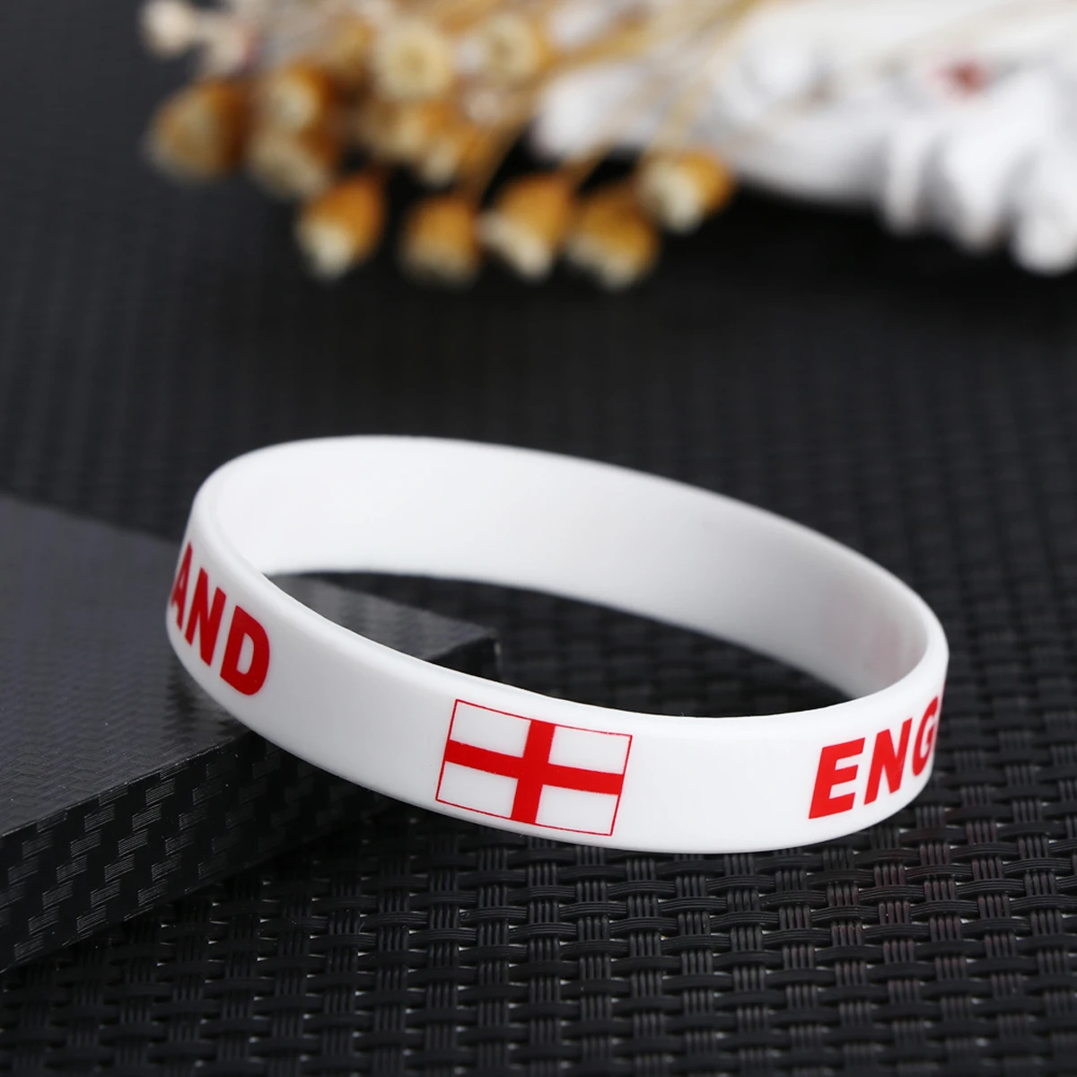 

6 Pcs Versatile Silicone Country Wristbands Comfortable Cheer Bands For Football Matches