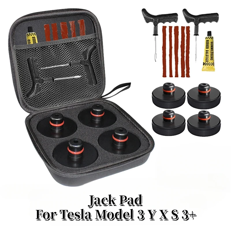 

Jack Pad for Tesla New Model 3+ Rubber Lifting Jack Pad Adapter Tool Car Tire Repair Tool for Model 3 Y X S Car Tire Repair Tool