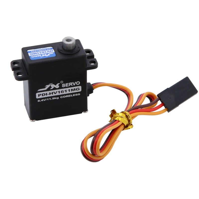 JX サーボ PDI-HV1611MG デジタル サーボ - 16g、11KG トルク、メタルギア、4.8-8.4V、RC カー、クローラー、ロボット用
