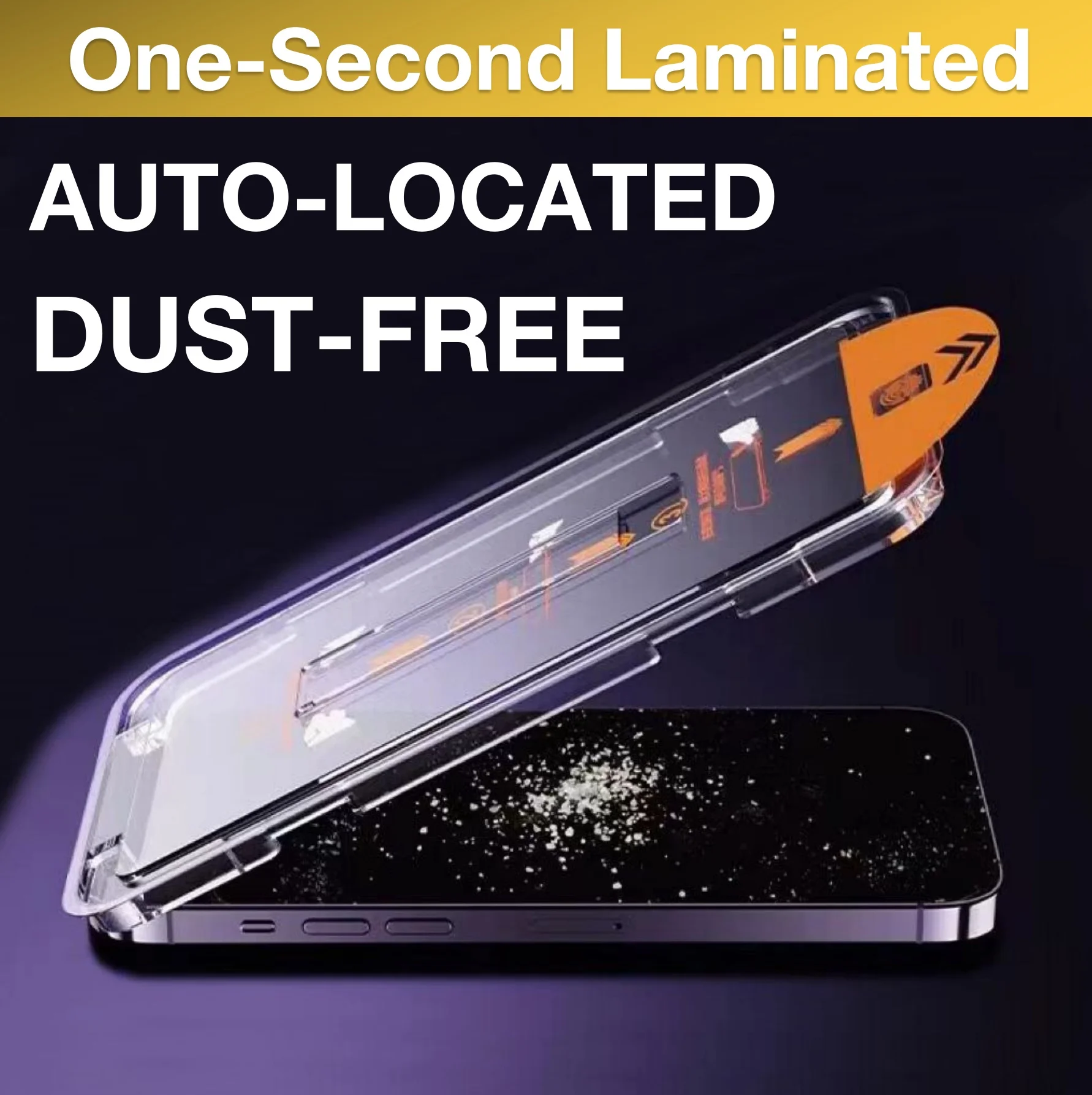 

For iPhone 15 14 13 12 11 XR XS Pro Max PLUS Screen Protector Toughened Glass Phone With Install Kit Remove Explosion