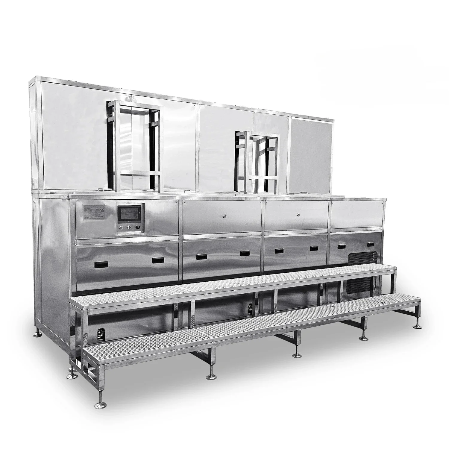 Industrial Ultrasonic Cleaner 88L Vapor Phase Degreaser Two Tanks Refrigerated Cooling Ultrasonic Cleaning Machine