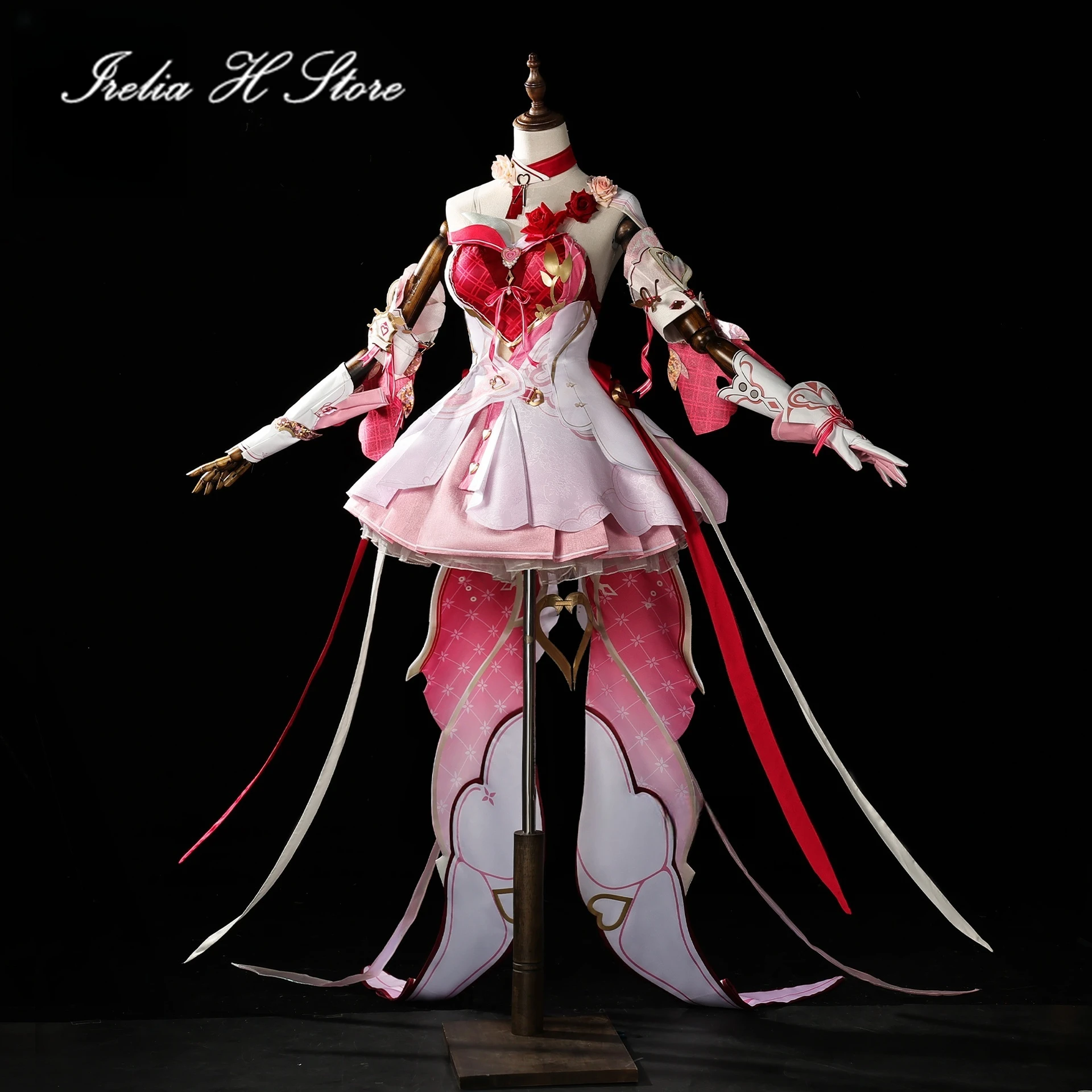 

Irelia H Game Elysia для Honkai Impact 3, карнавальный костюм Love Messenger Elysia, сексуальное платье, женский костюм на Хэллоуин