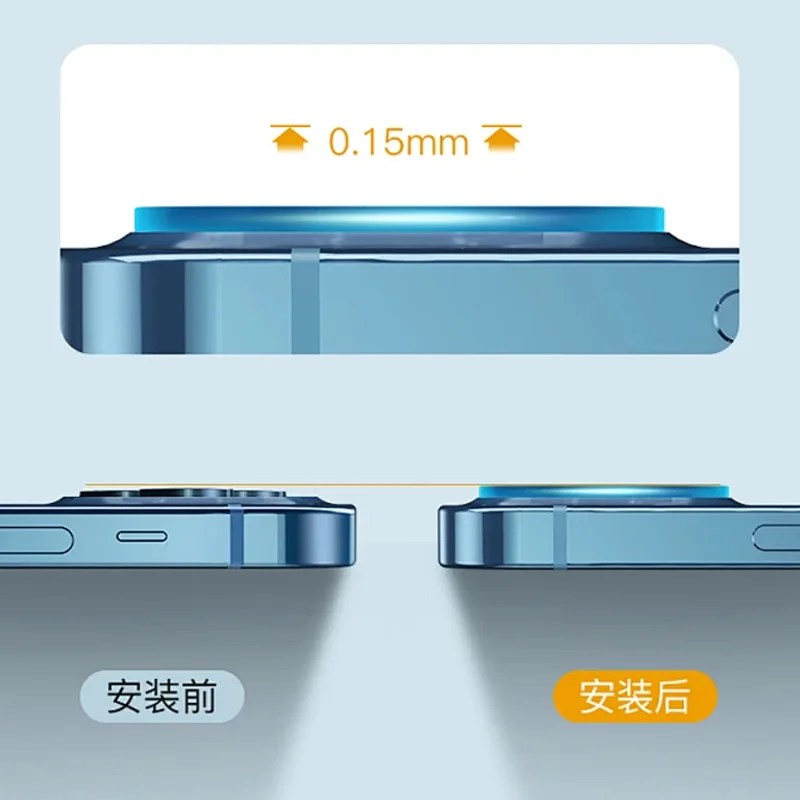 

Suitable for iPhone 16 Pro lens film, suitable for Apple 15 Pro rear camera protective film, fully covered lens film