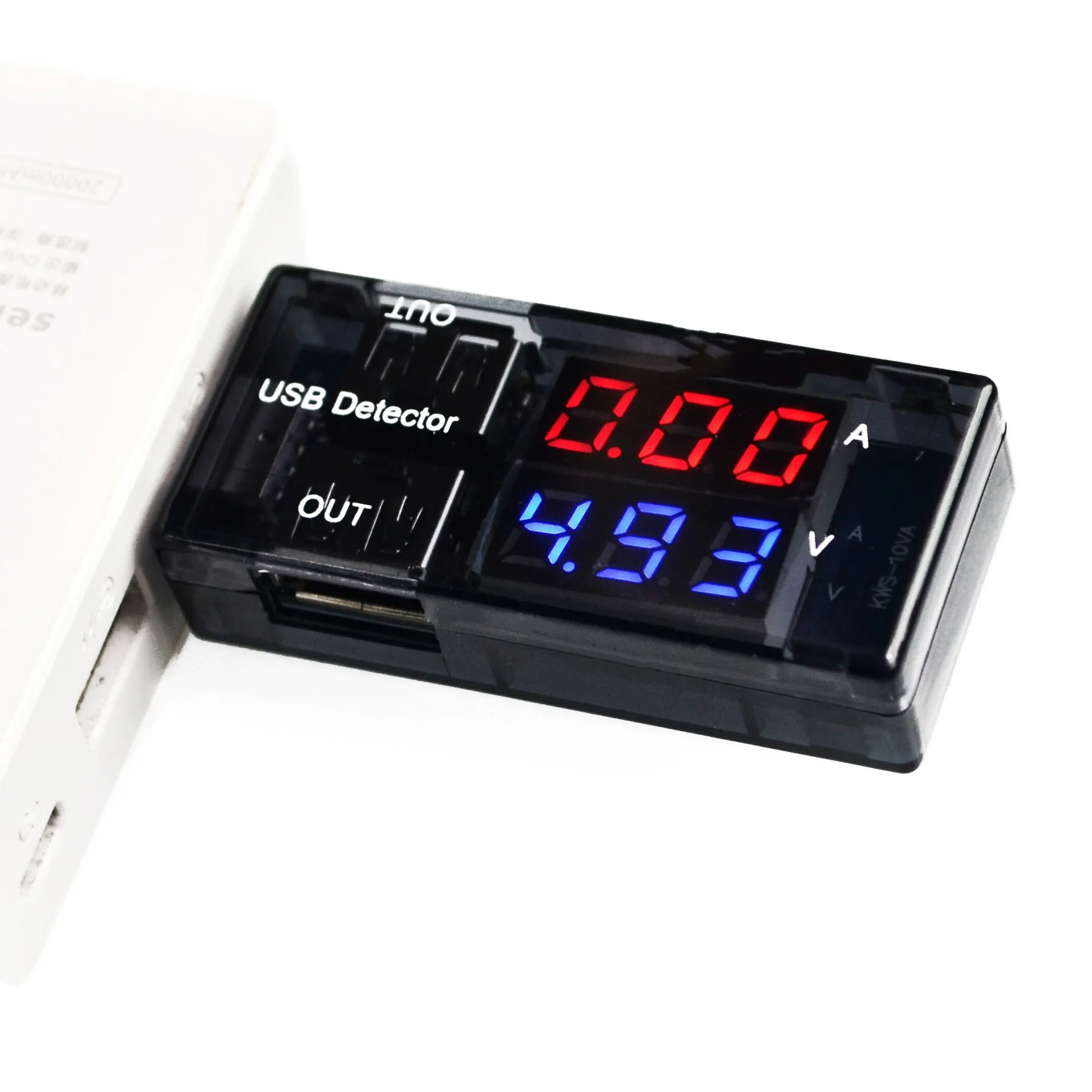 USB Current Voltage Tester, Amperímetro, Detector USB, Double Row Shows, 1Pc