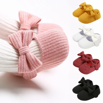 Noworodek maluch buty dla dzieci śliczne Retro bawełniane buciki miękka podeszwa antypoślizgowe dziecięce trampki do chodzenia wiosna jesień 0-18M