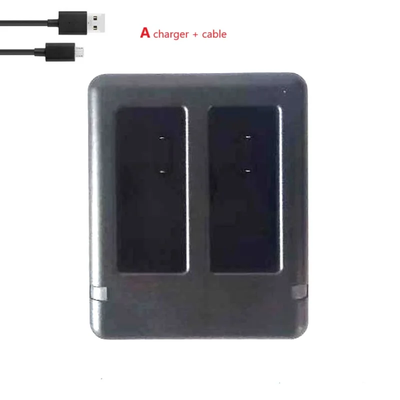 شاحن مزدوج / شاحن صندوق ثلاثي الاتجاه لملحقات كاميرا شاحن بطارية Gopro Hero 13 USB المزدوج