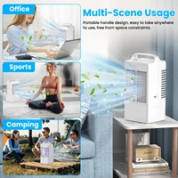 Petit ventilateur électrique avec eau et glace, ventilateur de climatisation de bureau, USB, Portable pour la maison et la chambre à coucher 4