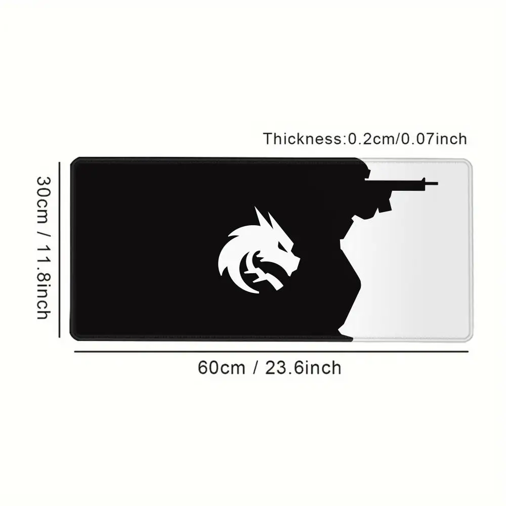 Major Champion Team Spirit Mouse Pad Tapetes de Mesa Teclado, Borracha Kawai, Tapete de Mesa Antiderrapante, XXL90x40cm Mousepad