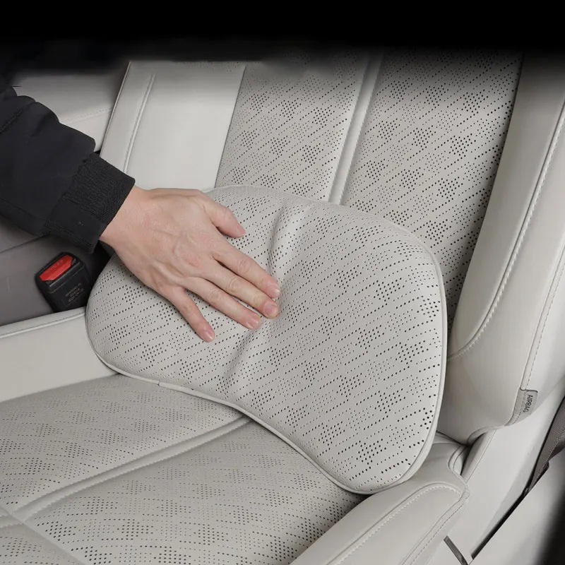 

Nappa Leather Car Seat Neck Pillow Lumbar Support Seat Lumbar Protection For Zeekr 7X 2025-2026 Interior Accessories