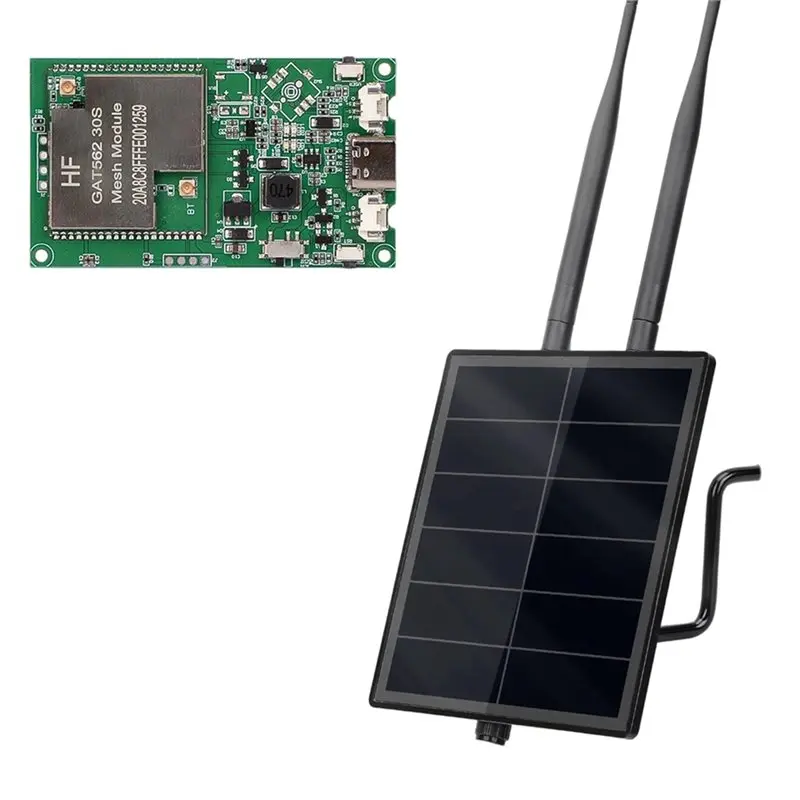 BSEVB-Солнечный Lora-ретранслятор с платой 30dBi GAT562 30S, Lora Flashing Meshcore Mesh Node