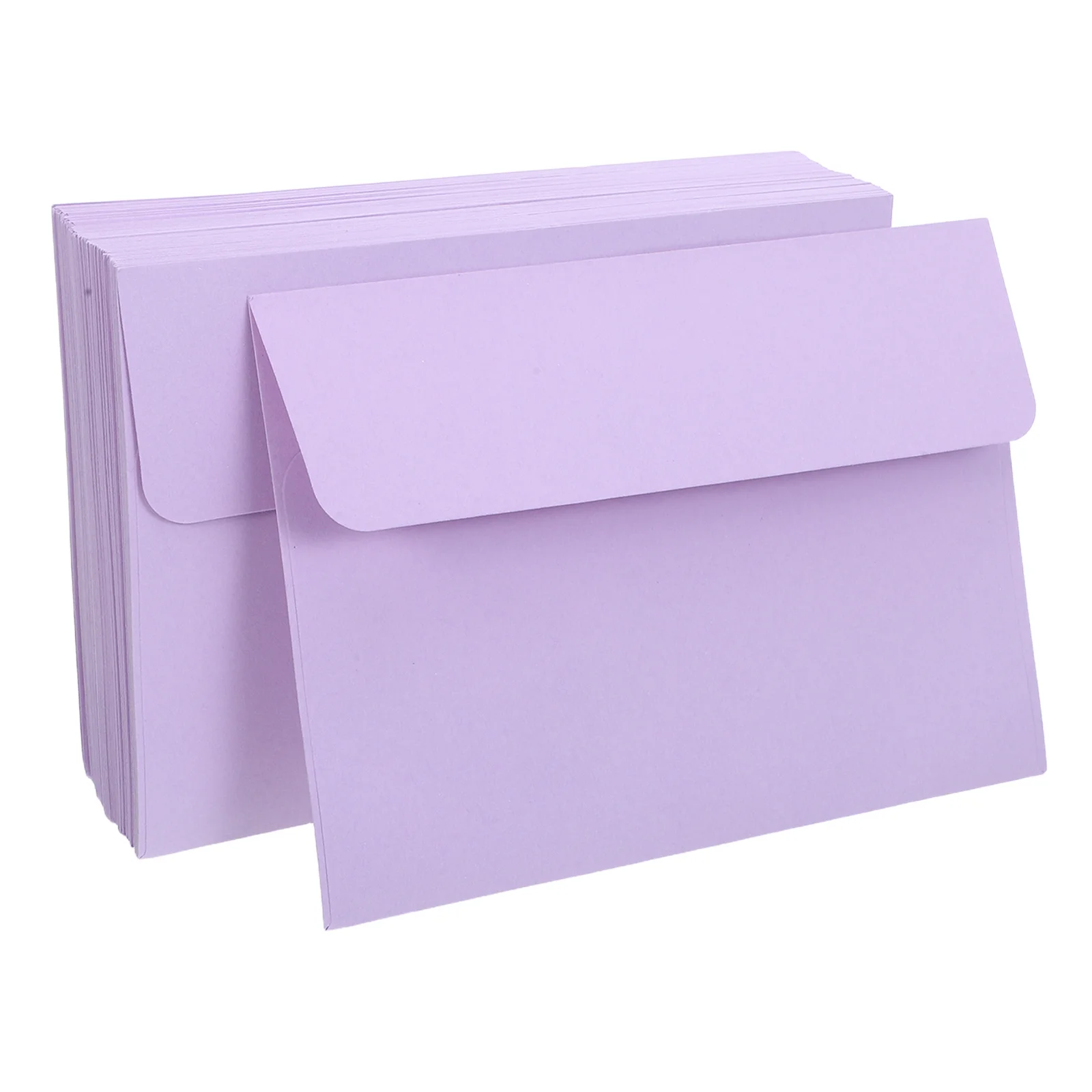 Convite liso de papel em branco, 80 peças, para casamento, aniversário, chuveiro, cartão postal, envelope, material de papelaria, feriado