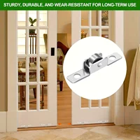 24Pcs Door Pulleys Sliding Roller Wheels for Kitchen Bathroom Cupboard Patio Sliding Track Systems Stable Mute 4