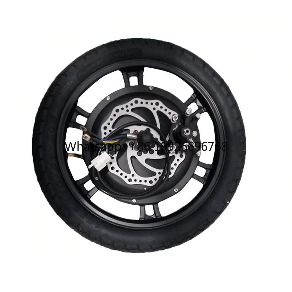 

Комплект мотор-колеса 16 дюймов 48В 60В 72В 350Вт 500Вт 1000Вт, передний/задний привод, бесщеточный двигатель постоянного тока с дисковым тормозом