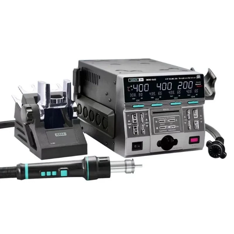 

8650 Hot Air Gun Straight Whirlwind Integrated Air Gun Industrial Grade High-power Suitable for CPU Soldering Station