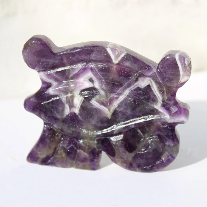 

Натуральный Аметист, глаз хора, скульптура, творческие резьбы, кварцевый кристалл, драгоценный камень, Египетский драгоценный камень