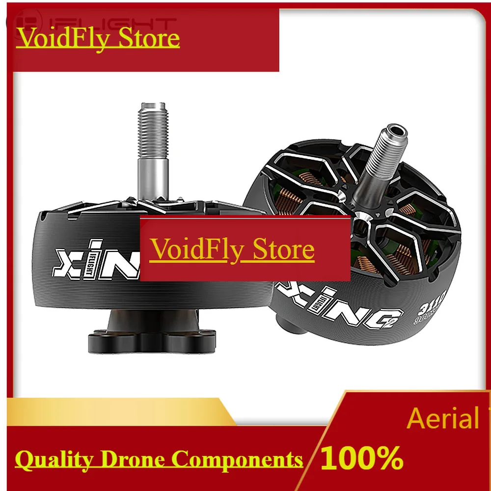 VoidFlyIFlight XING2 3110 900KV/ 1250KV/ 1600KV Cinelifter Motor W/ 5mm Titanium Alloy Shaft Compatible 6-9inch Prop For RC FPV