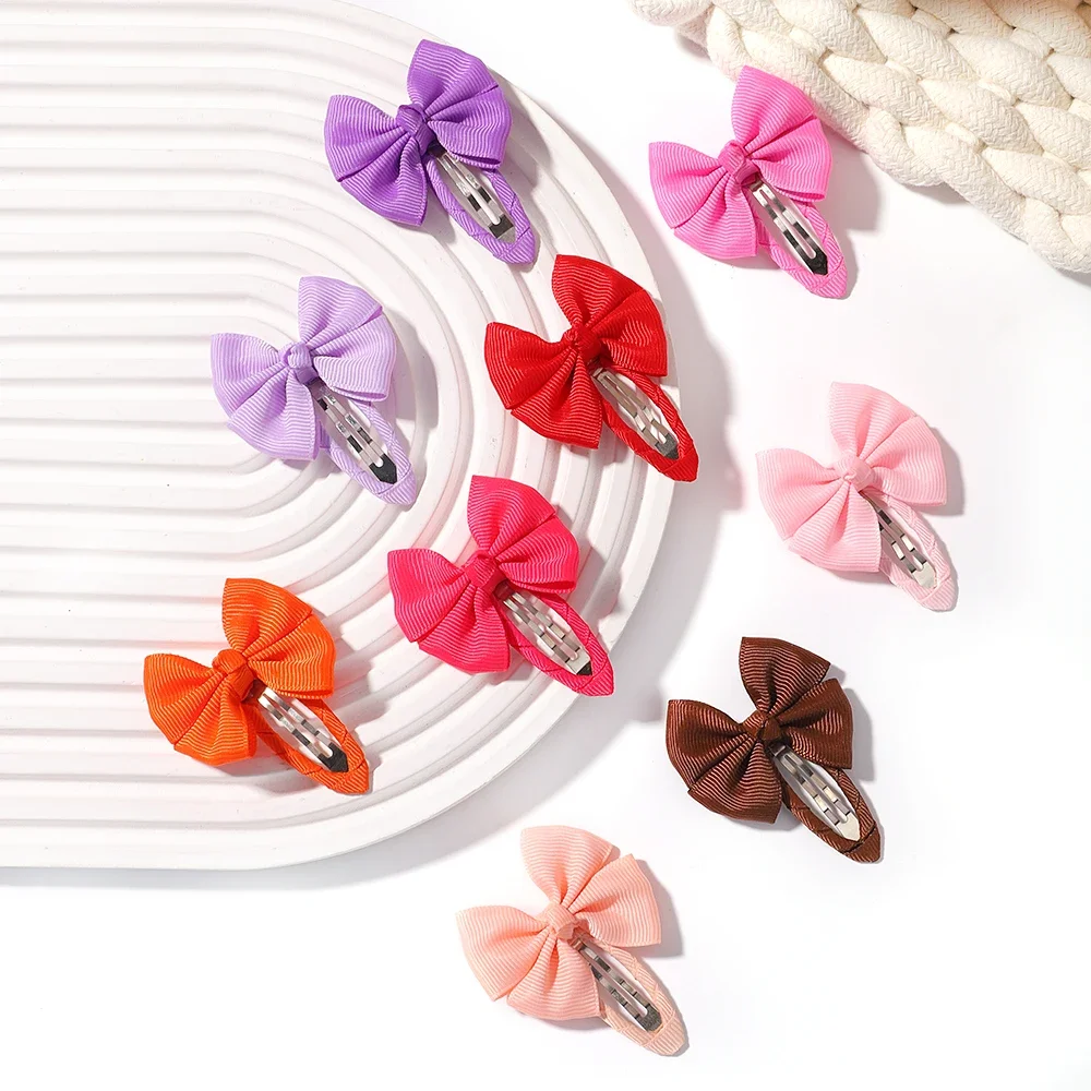 2Pcs/Set 2 Inch Candy Color Mini Cute Hair Clip Newborn Girls\' Hair Grips Clips Kids Hairpin Baby Hair Accessories Wholesale