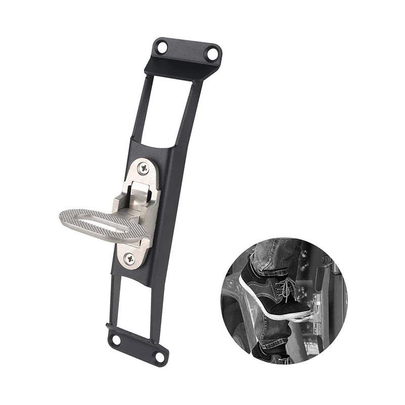 1PCS Exterior Door Hinge Step Metal Folding Foot Pegs To Rooftop Rest Pedal For Wrangler JL JLU 2018 2019 Accessories