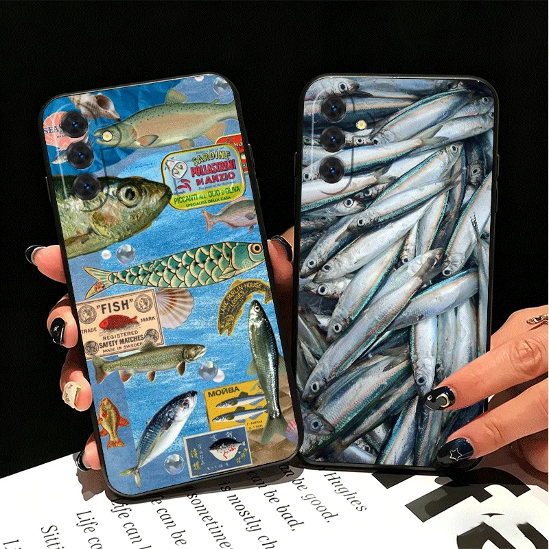 Discounted Salted Fish Silicone Phone Case for Samsung A17 A16 A15 A14 A13 A57 A56 A55 A54 A53 A37 A36 A35 A34 A33 A27 A26 A25 A