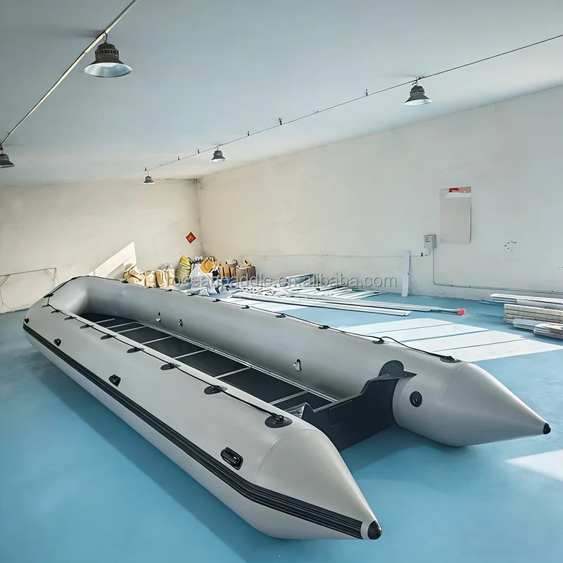 Heavy Duty 1.2mmpvc Or Hypalon 40-50 Passenger Large Inflatable Rubber Rescue Fishing Boat 10m With Wooden Floor