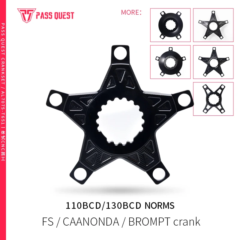 

PASS QUEST ADAPTER CONVERTER FOR FSA/CANONDALE/BROMPTON T-TLINE TO110/130BCD