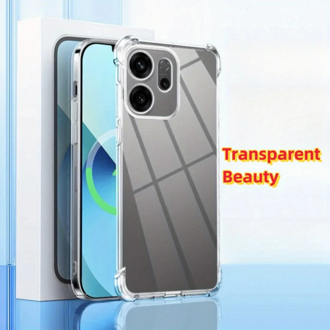 Transparente TPU-Handyhülle mit stoßfestem Schutz für OPPO A5 Pro / A5X / A5 / A3 / A3X – transparent