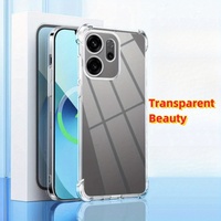 Transparent TPU Shockproof Protection Phone Case For OPPO A5 Pro / A5X / A5 / A3 / A3X - Clear
