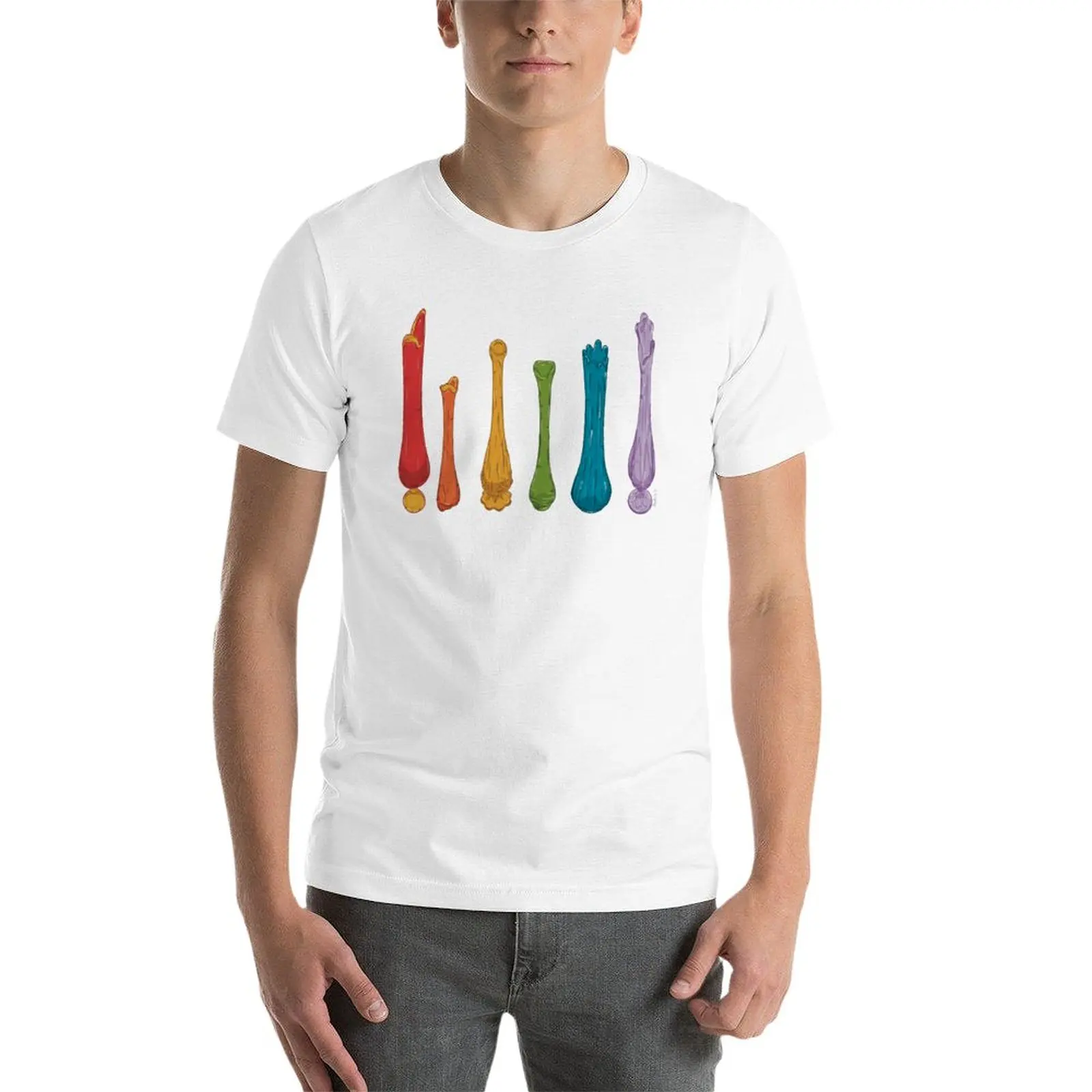 New Rainbow Glass Swung Vases T-Shirt t-shirts man plus size tops oversized t shirt plus size t shirts t shirts for men cotton