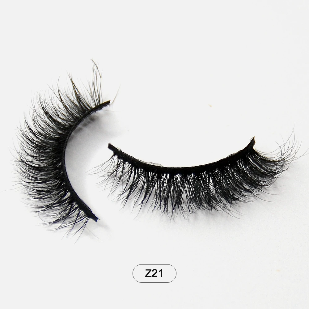 Dropshiping Makeup  Mink Lashes Fluffy Soft Full Fake Eyelashes Natural False Eyelashes Wispy Lash Extension