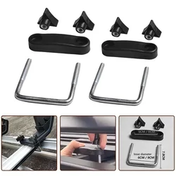 U Bolt Roof Rack Clamps For Inner Diameter 6cm/8cm Luggage Frame Retainer Clip Roof Rack Clamps Luggage Rack Car Accessories