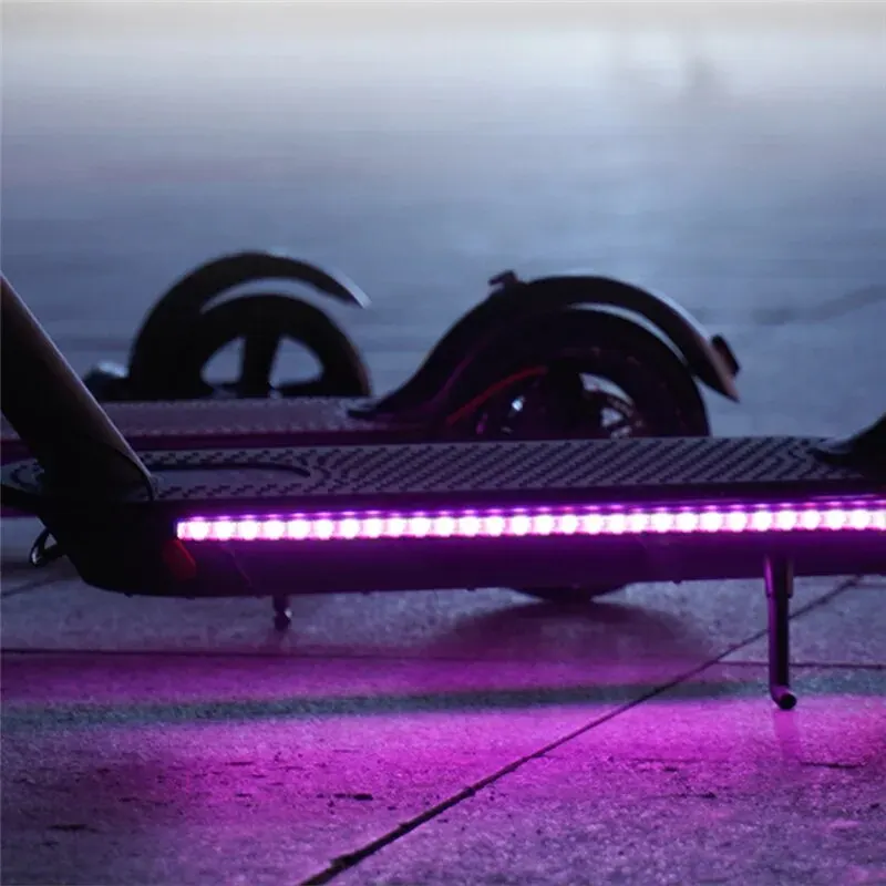 Waterproof Scooter LED Strip For Xiaomi M365 1s Pro Pro2 MI3 Electric Scooter Safety Night Light Flashlight Lamp Multiple Color image 5