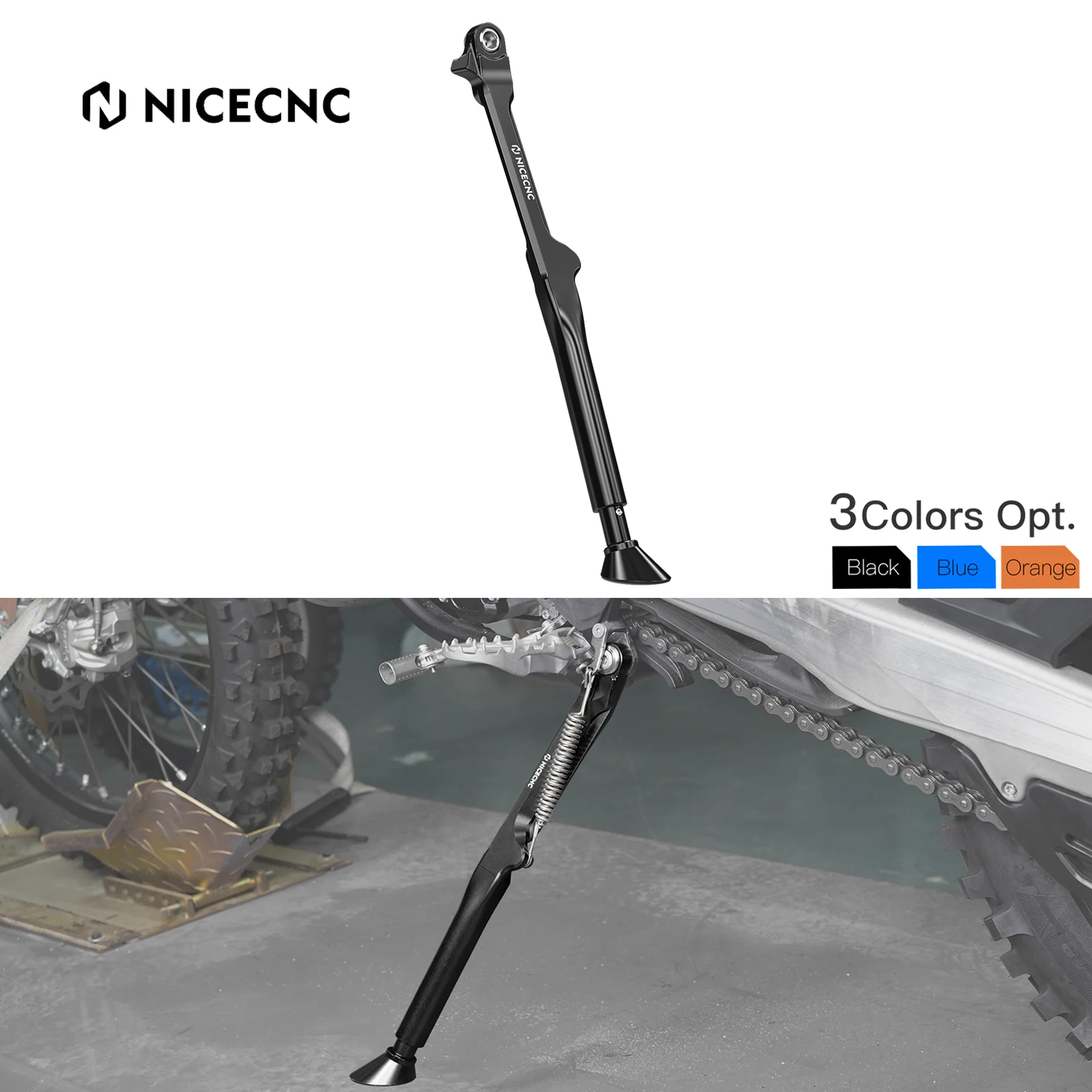 

NICECNC For GasGas 2024-2025 EC 300 EC 250 ECF 250 350 EX 300 EXF 250 ES350 ES500 EW500F Adjustable Kickstand Kick Side Stand