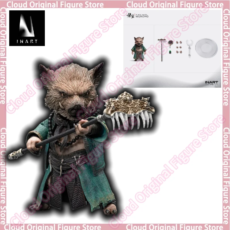 

В наличии INART MAG G0001 SHF Black Myth WUKONG Zhu Bajie ПВХ 1/12 Аниме Фигурки Модель игрушки Queen Studios Коллекционный подарок