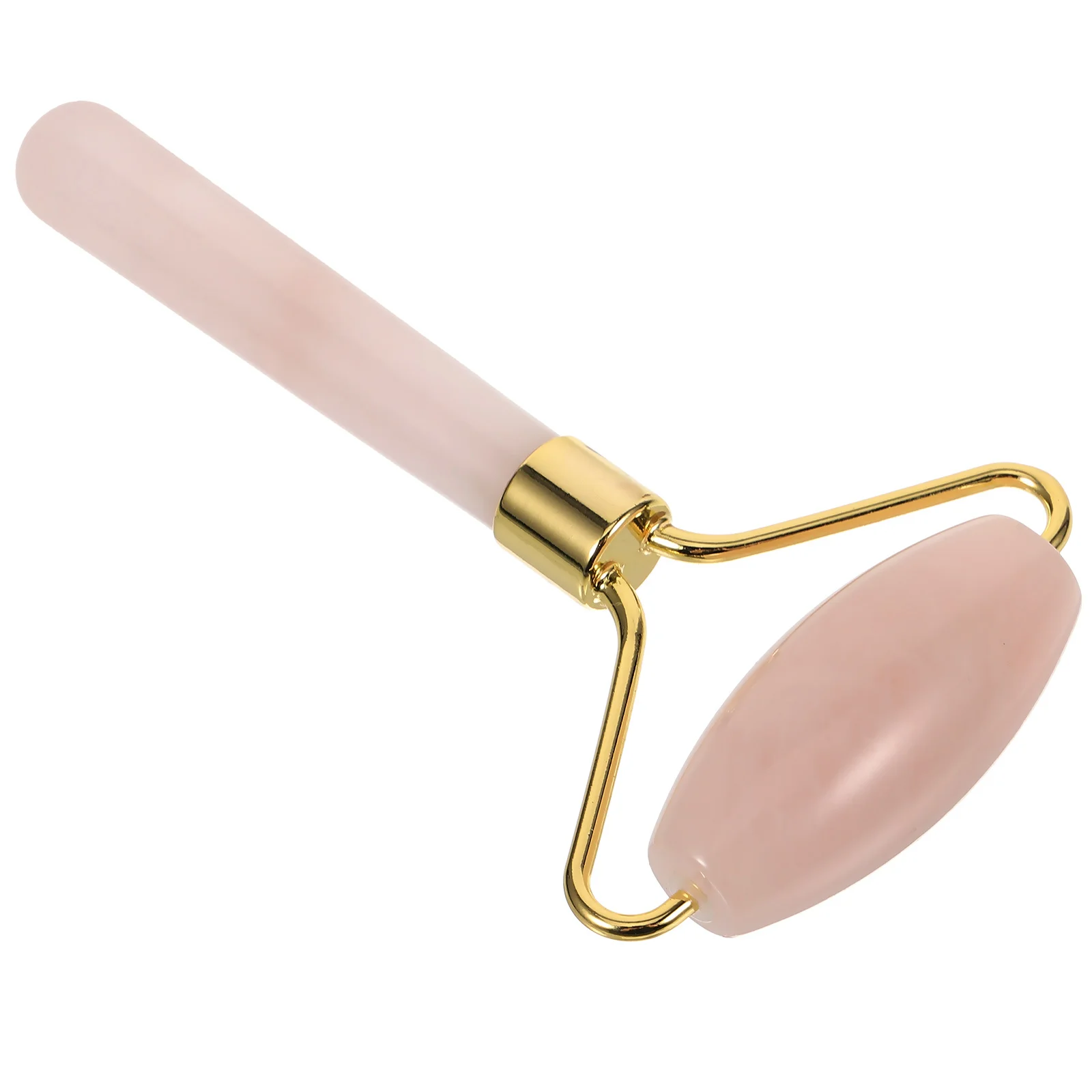 Jade Facial Roller Manual Massager Cool Surface for Face Body Eyes Neck Ergonomic Design Absorb Cream Effectively