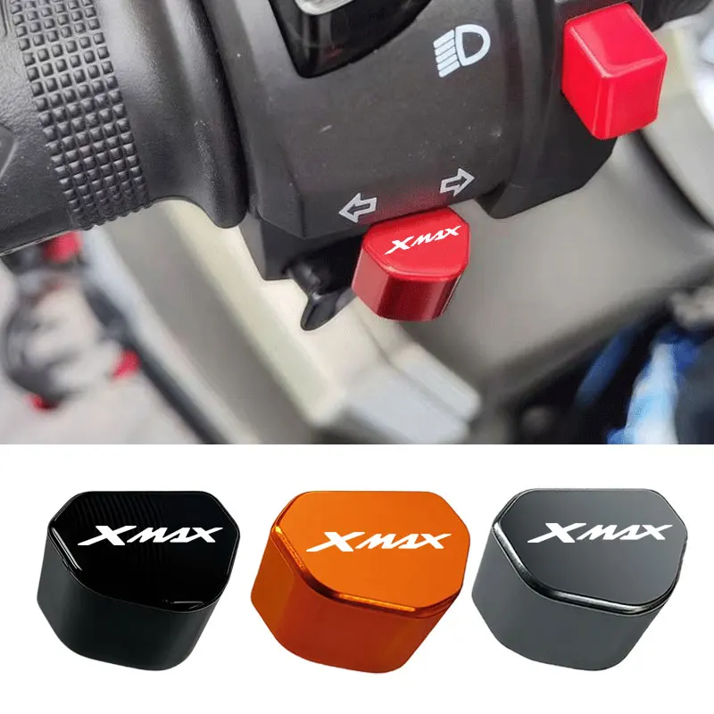 

For Yamaha 2015 - 2023 X-MAX 300 XMAX300 MAX XMAX 250 125 400 Mototcycle CNC Switch Button Turn Signal Switch Key cap