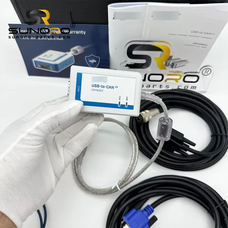NEWDiesel Engine Scanner Tool for (USB-to-CAN) 2.72 Diagnostic Software COMPACT IXXAT Truck Diagnostic Tool