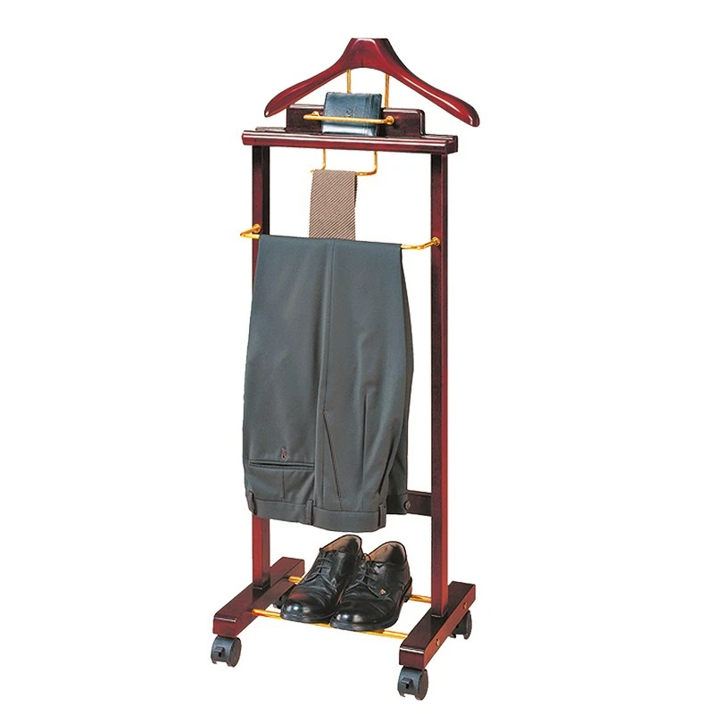

Luxury Home Bedroom Clothes Rack Hotel Suite Suit Floor to Floor Coat Rack
