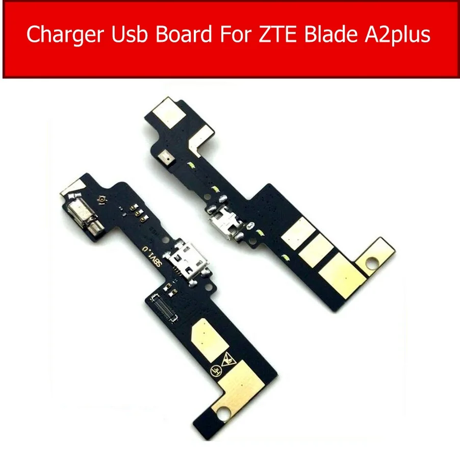 Vibration& USB Charger Port Board For ZTE Blade A2 Plus BV0730 Charging Port Plug connector Dock Module Flex Cable Ribbon Repair