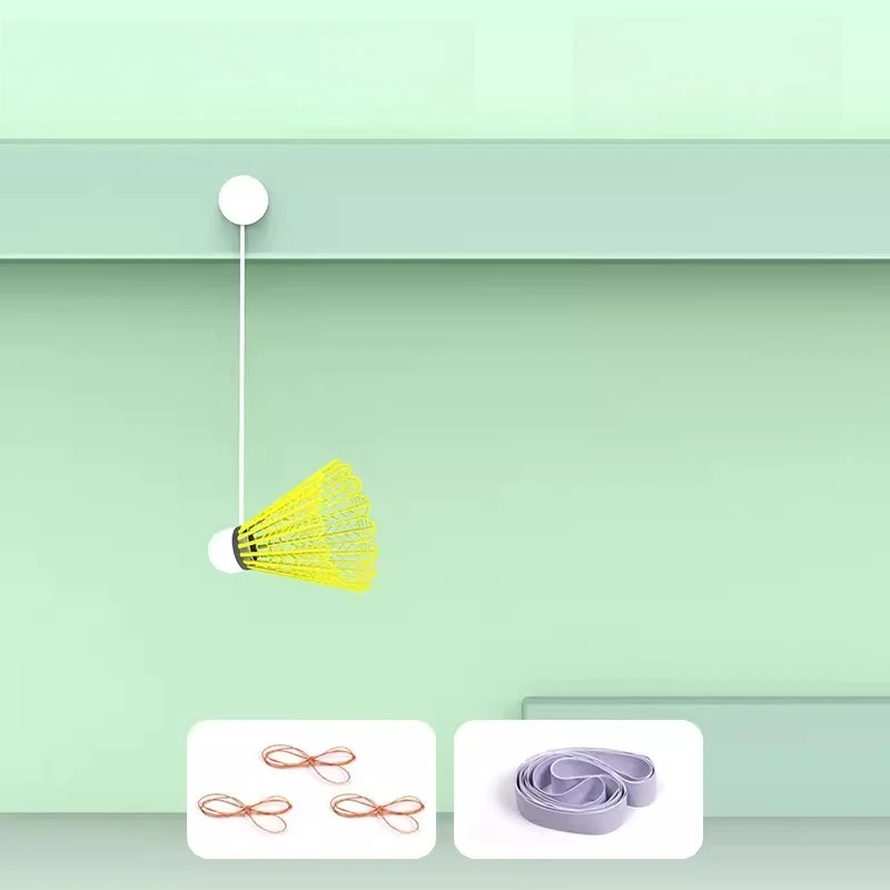 Glowing Badminton Trainer Practice Robot Training Shuttlecock Stretch Self-Study Indoor Outdoor Sports Badminton Training Balls