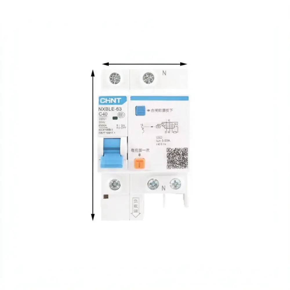 For For CHNT NXBLE RCBO Electrical Switch Residual Current Protection Device Miniature Breaker For Household Safety Circuit