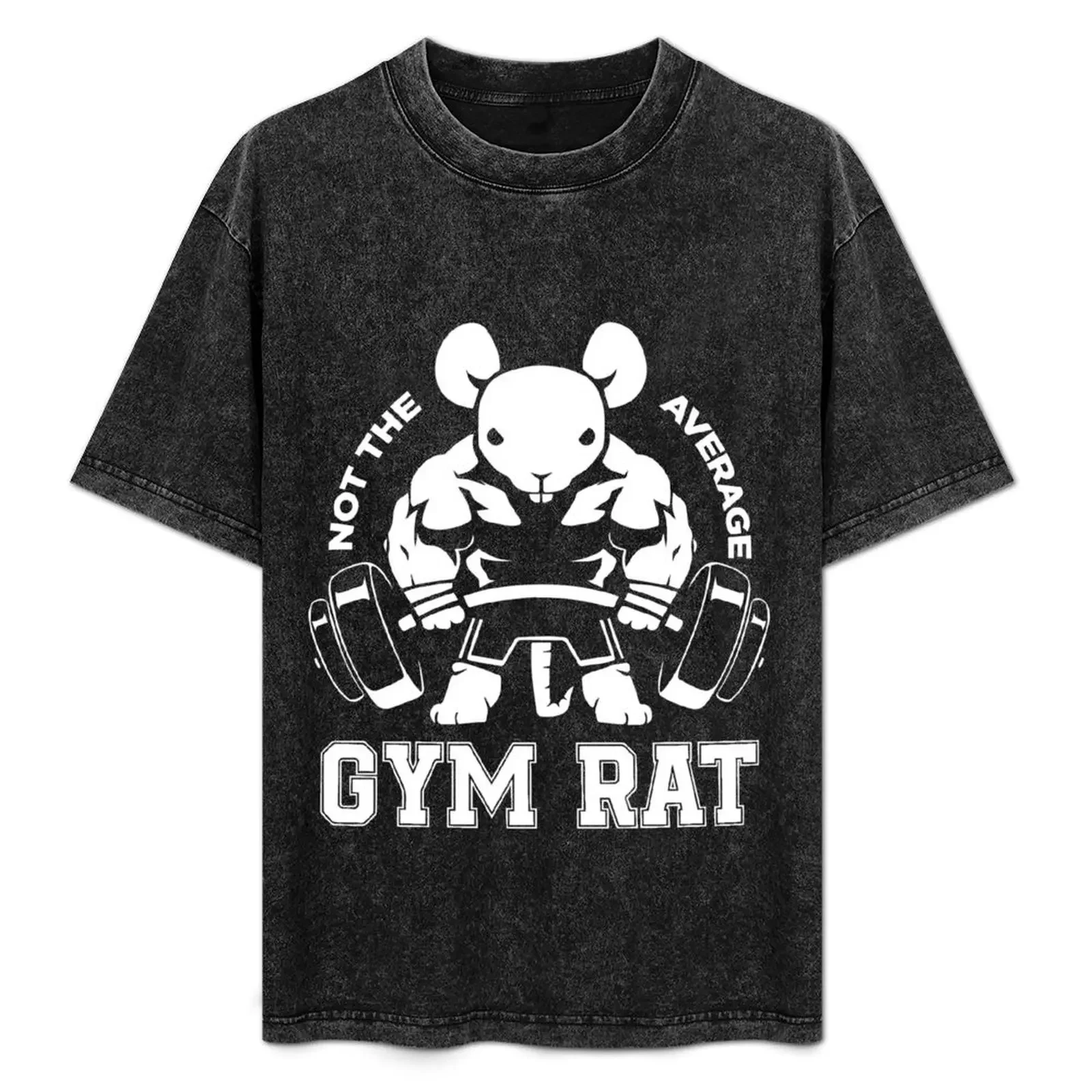 

Not the average GYM RAT T-Shirt graphic tee shirt shirts graphic tees cotton graphic tees summer shirt mens workout shirts