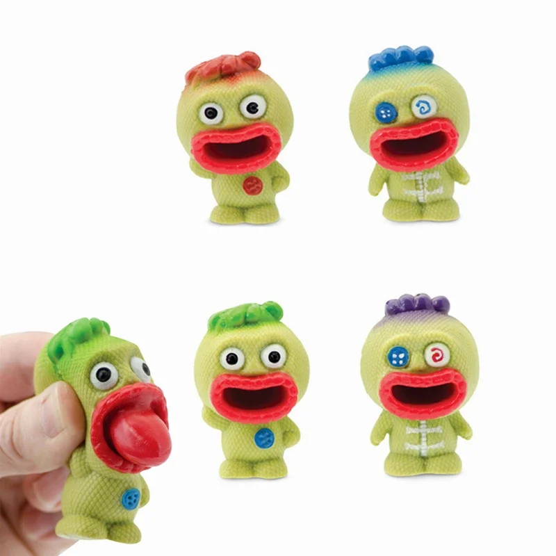 1pc Stick Out Tongue Doll Antistress Ball Mini Squeeze Toys Cute Kawaii Stretchy Dolls Relief Stress Hand Fidget Vent Toy