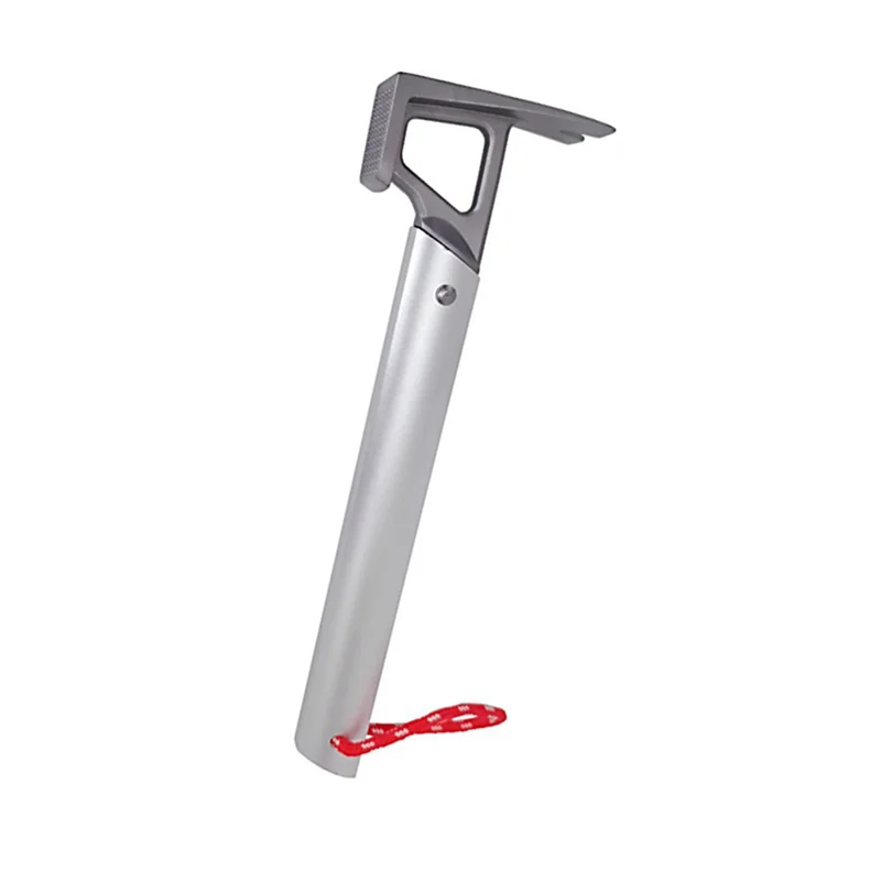 

2Z-1 Piece Multifunctional Hammer Silver Stainless Steel+Aluminum Alloy Camping Tent Canopy Nail Puller Hammer Hammer