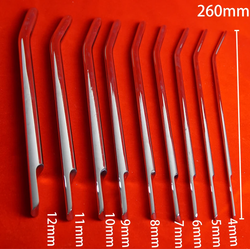 Stainless Steel Long Urethral Sounds Penis Plug,Metal Inserting into Urethra Dilator Sounding Catheter Rod,Sex Toys for Men