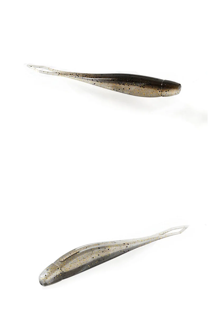 SUNMILE Shad Soft Jerkbait 80mm/120mm TPE Schwimmender Fluke Softbait, Kunstköder für Süß- oder Salzwasserbarsch – Detail 6